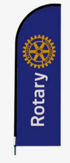 Beachflagg med fot og sandsekk/vannsekk