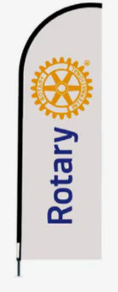 Beachflagg med fot og sandsekk/vannsekk